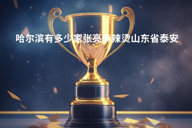 哈尔滨有多少家张亮麻辣烫山东省泰安市东平县有多少家张亮麻辣烫