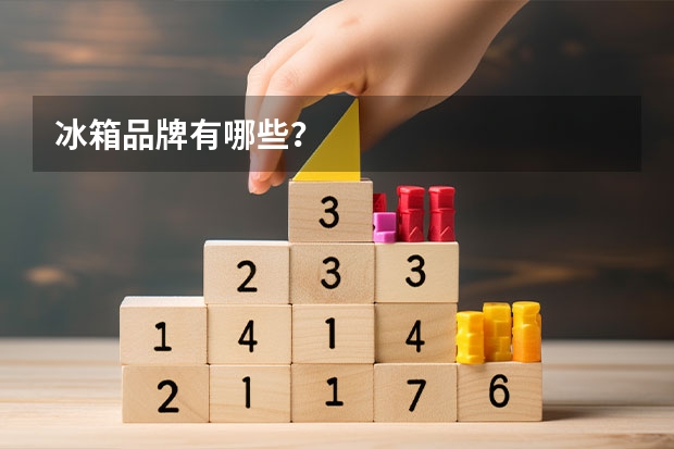 冰箱品牌有哪些?