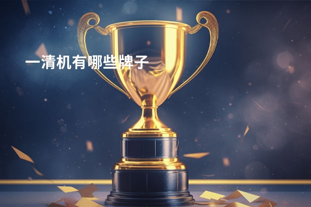 一清机有哪些牌子